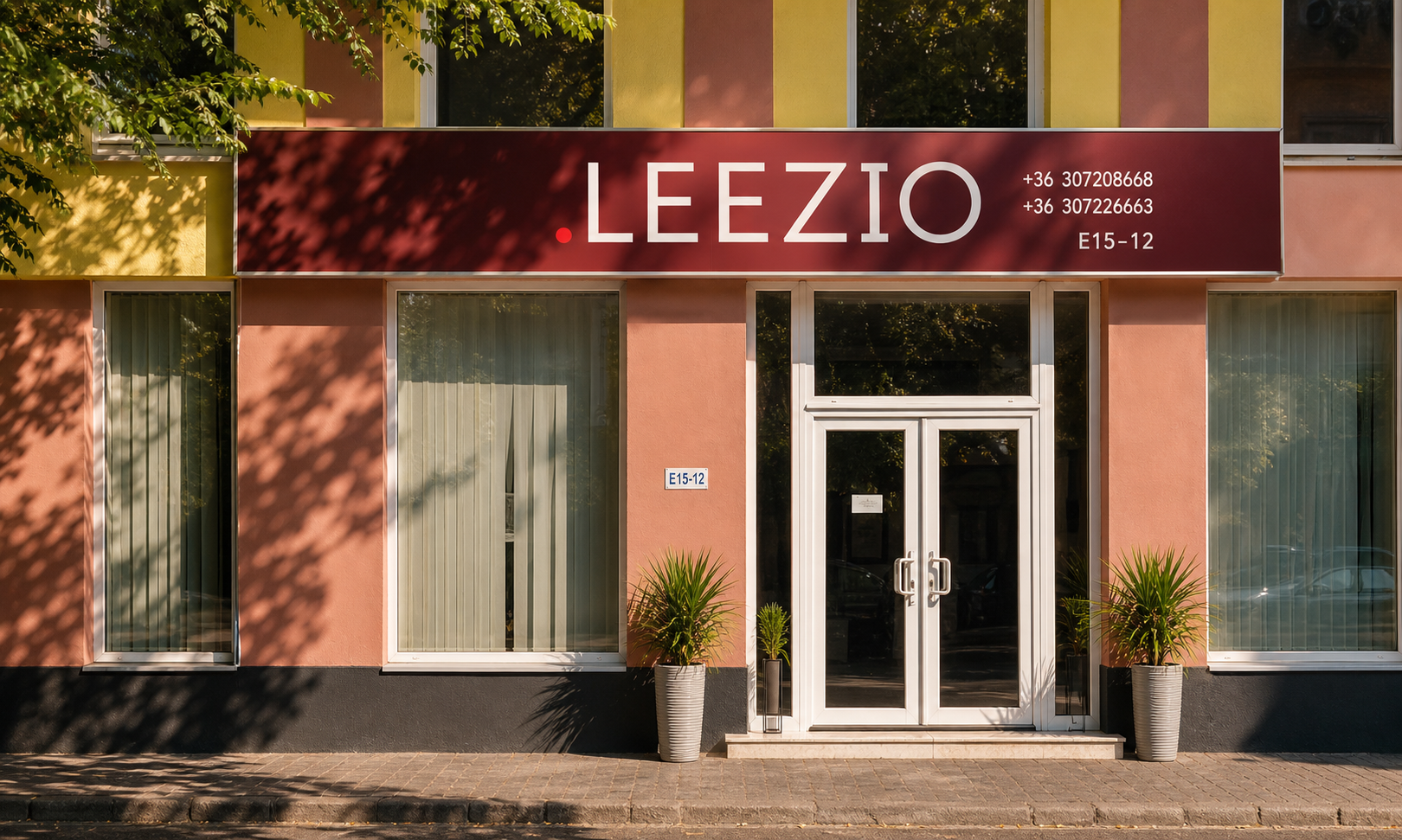 Leezio Budapest showroom exterior